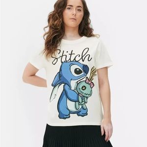 Disney : Stitch with Scrap Doll Short Sleeve Tee | Size L | NWT